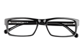 Matin black mens eyeglasses